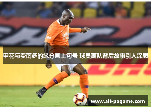 申花与费南多的缘分画上句号 球员离队背后故事引人深思