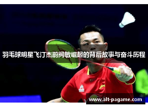 羽毛球明星飞汀杰蔚阀敏崛起的背后故事与奋斗历程