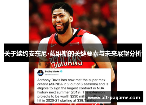 关于续约安东尼·戴维斯的关键要素与未来展望分析
