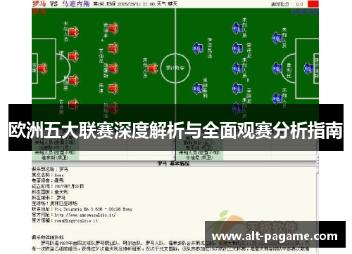 欧洲五大联赛深度解析与全面观赛分析指南